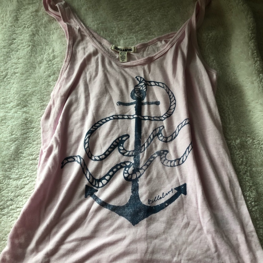 Billabong pink tank top